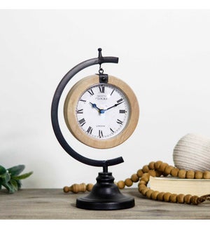 Mtl. and Wd. Table Clock