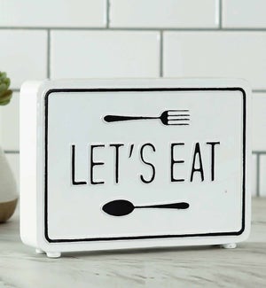 Mtl. Sign "Lets Eat"