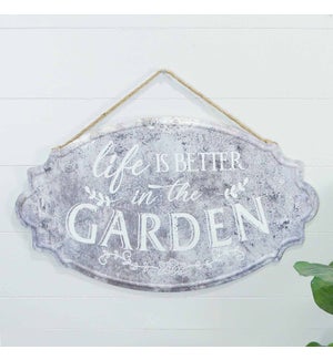 Mtl. Sign "Garden"
