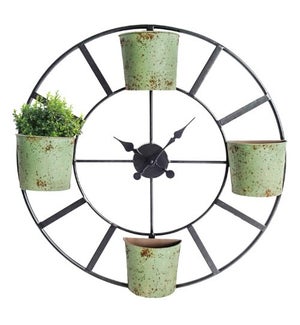 Bucket Planter Clock
