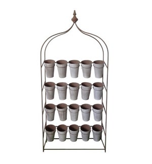 20 Bucket Floral Display Stand