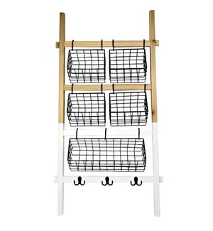 Ladder Frame w/ Baskets