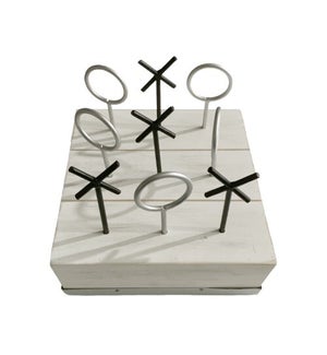Round Bar Tic Tac Toe Table Game