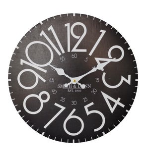 Black And White Wall Clock Sm