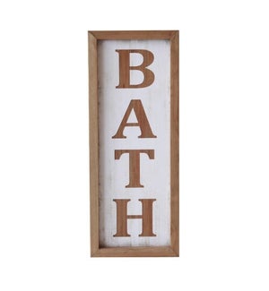 Bath Sign Vertical