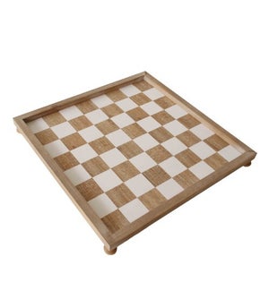 Wood Checkers / Chess Board