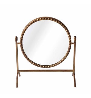 Metal Tabletop Mirror