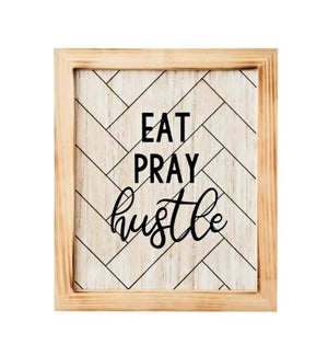 Eat Pray Hustle Wood/MDF Wall Decor