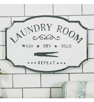 Mtl. Sign "Laundry Room"