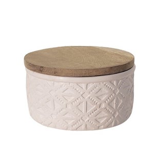 Concrete Soy Wax Candle w/ Lid Lg