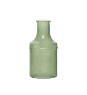 Glass Green Bud Vase
