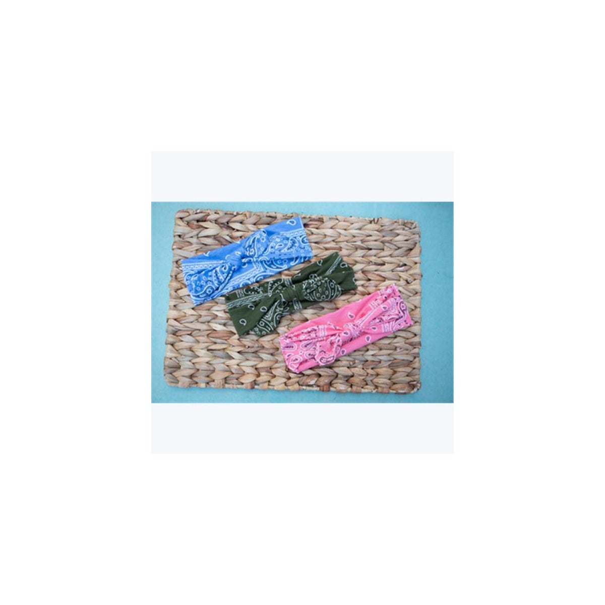 Paisley Headband 3 Ast