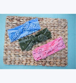 Paisley Headband 3 Ast
