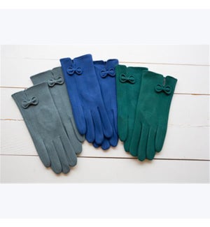 Gloves with Wrist Bow, 3 ast.