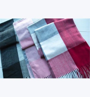 Checkered Scarf, 3 ast.