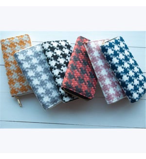 Houndstooth Wallet, 6 ast.