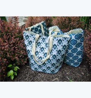 Ikat Print Tote 3 Ast