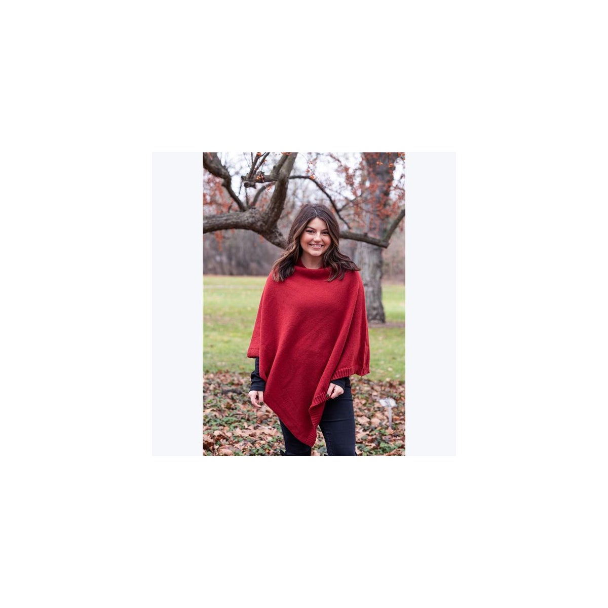 Knit Overhead Poncho