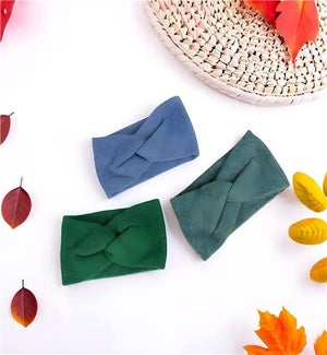 Twisted Knot Ear Warmer 3 Ast