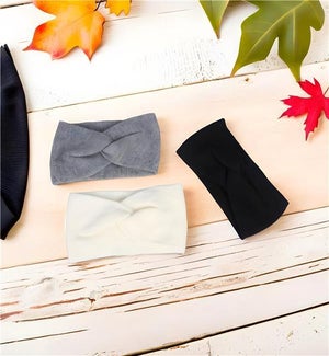 Twisted Knot Ear Warmer 3 Ast