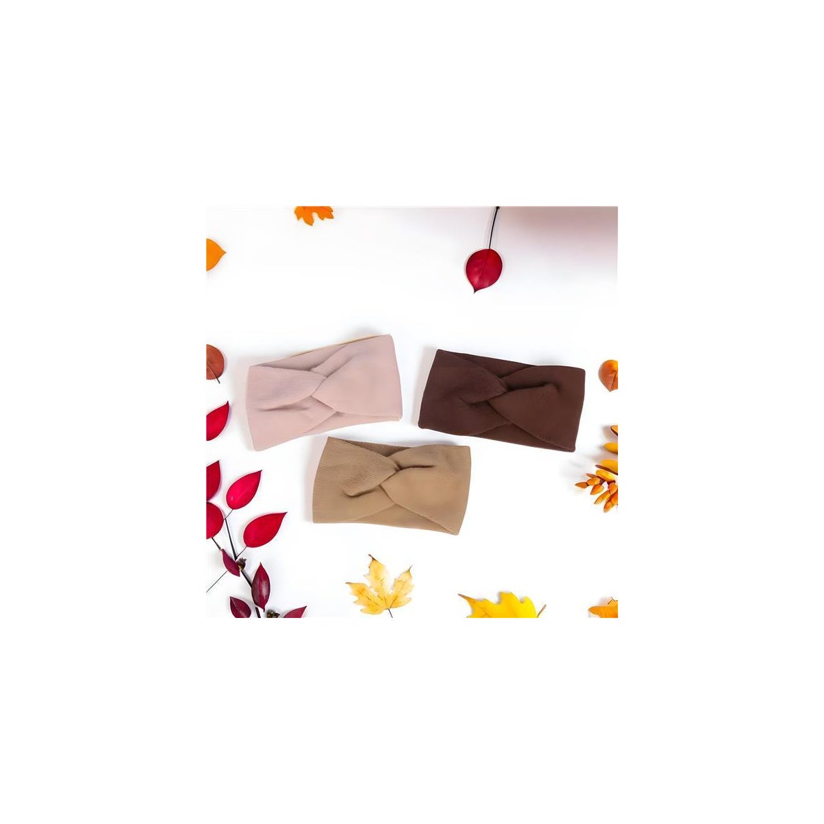 Twisted Knot Ear Warmer 3 Ast