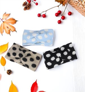 Paw Print Ear Warmer 3 Ast