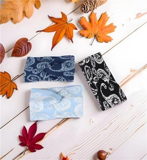 Paisley Ear Warmer 3 Ast