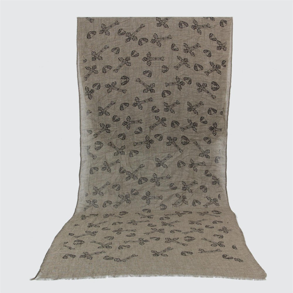 Damask Pattern Scarf 3 Ast