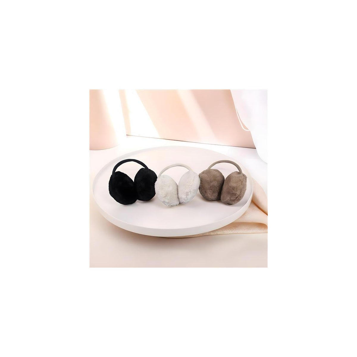 Plush Earmuffs 3 Ast