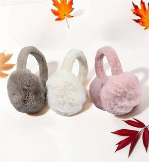 Plush Earmuffs 3 Ast