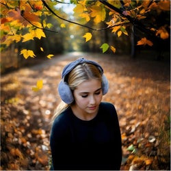 Satin Knotted Headband Earmuffs 3 Ast