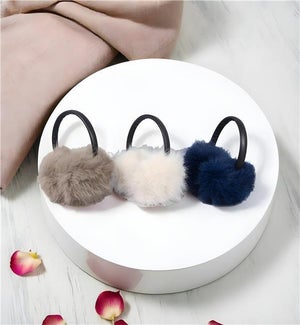 Leatherette Earmuffs 3 Ast