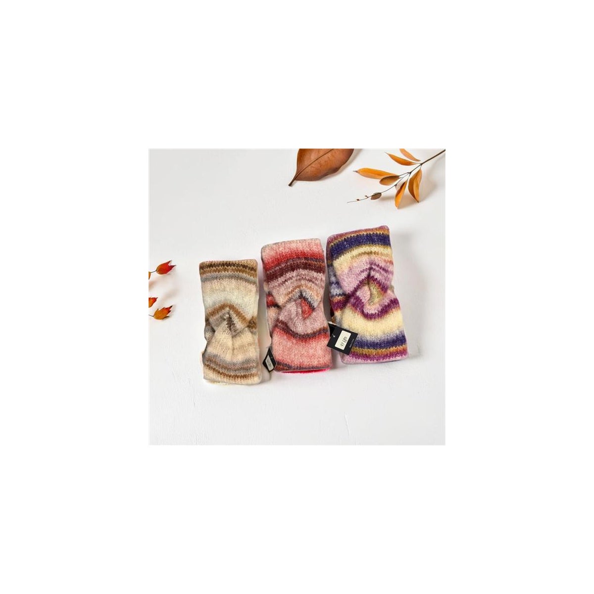 Variegated Ear Warmer 3 Ast