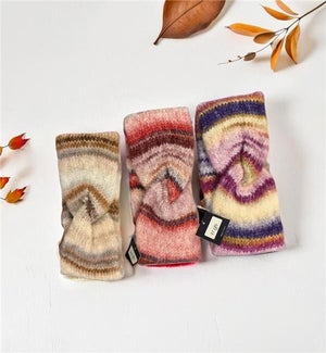 Variegated Ear Warmer 3 Ast