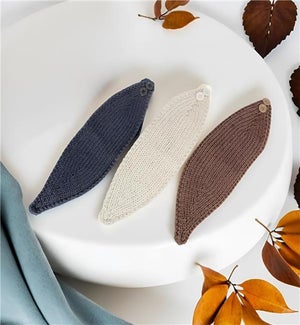 Button Closure Ear Warmer 3 Ast