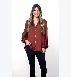 Double Button Blouse 1S, 1M, 1L, 1XL