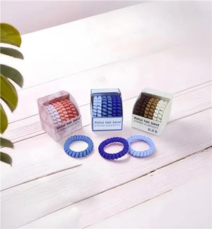 Elastic Hair Tie 6 Pcs Set 3 Ast