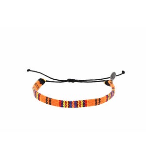 Case Pack of 10 Tribal Orange Bracelets