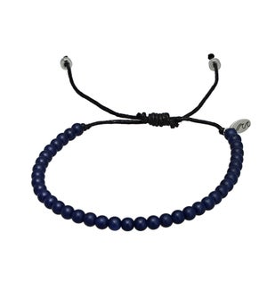 Case Pack of 10 Dark Blue Beaded Bracelets