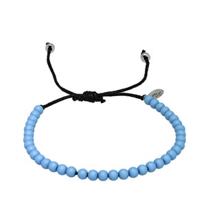 Case Pack of 10 Light Blue Beaded Bracelets
