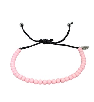 Case Pack of 10 Light Pink Beaded Bracelets