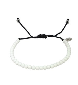 Case Pack of 10 Off White Beaded Bracelets