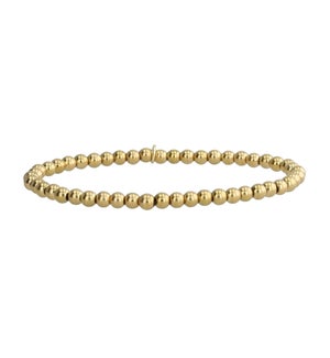 Virtu Made 14K Gold Beaded Bracelet