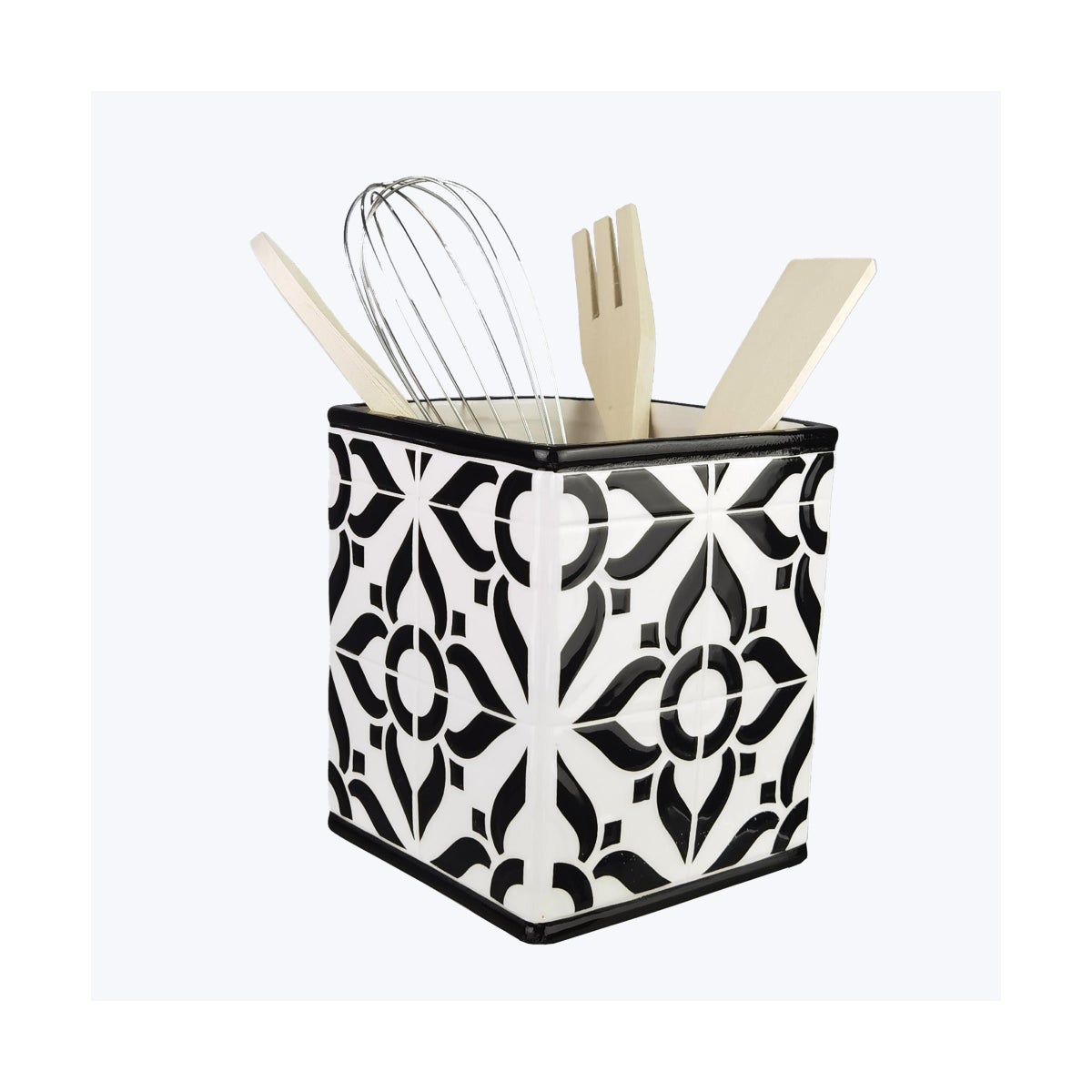 Ceramic Moroccan Tile Design Tool Holder with Tools