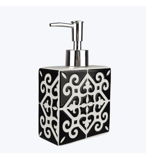 Ceramic Moroccan Tile Design Soap/Lotion Pump
