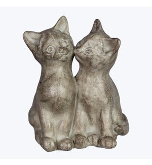 Resin Snuggling Cats