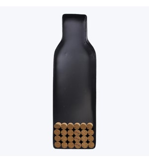 Metal Wine Bottle Cork Holder Wall Art