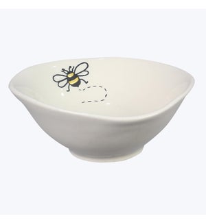 Ceramic Bee Trinket Dish