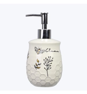 Honey Bee Ceramic Soap/Lotion Dispenser