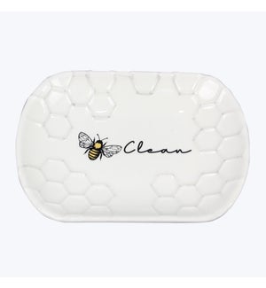 Honey Bee Ceramic Trinket/Soap Dish